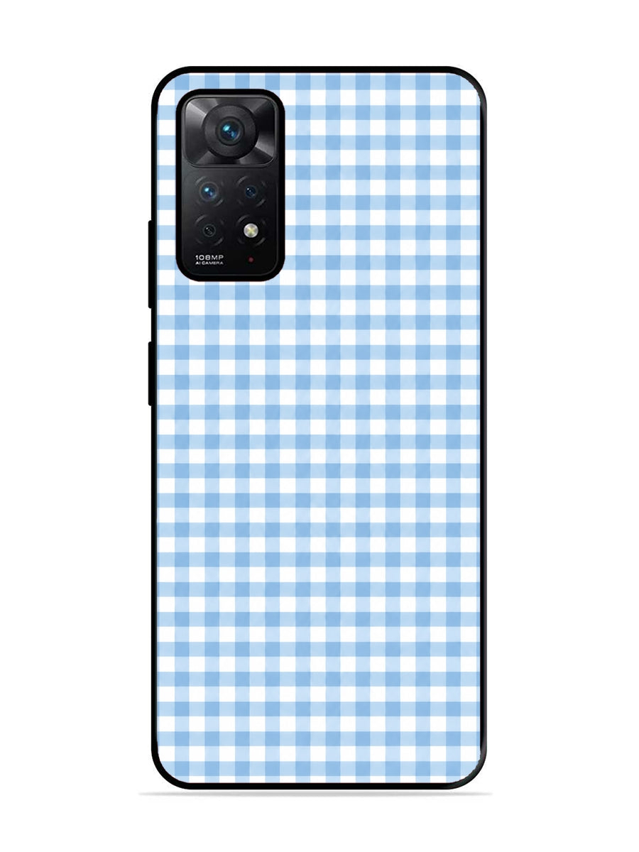 XIAOMI Redmi Note 11 Pro Gingham Checks Sky blue