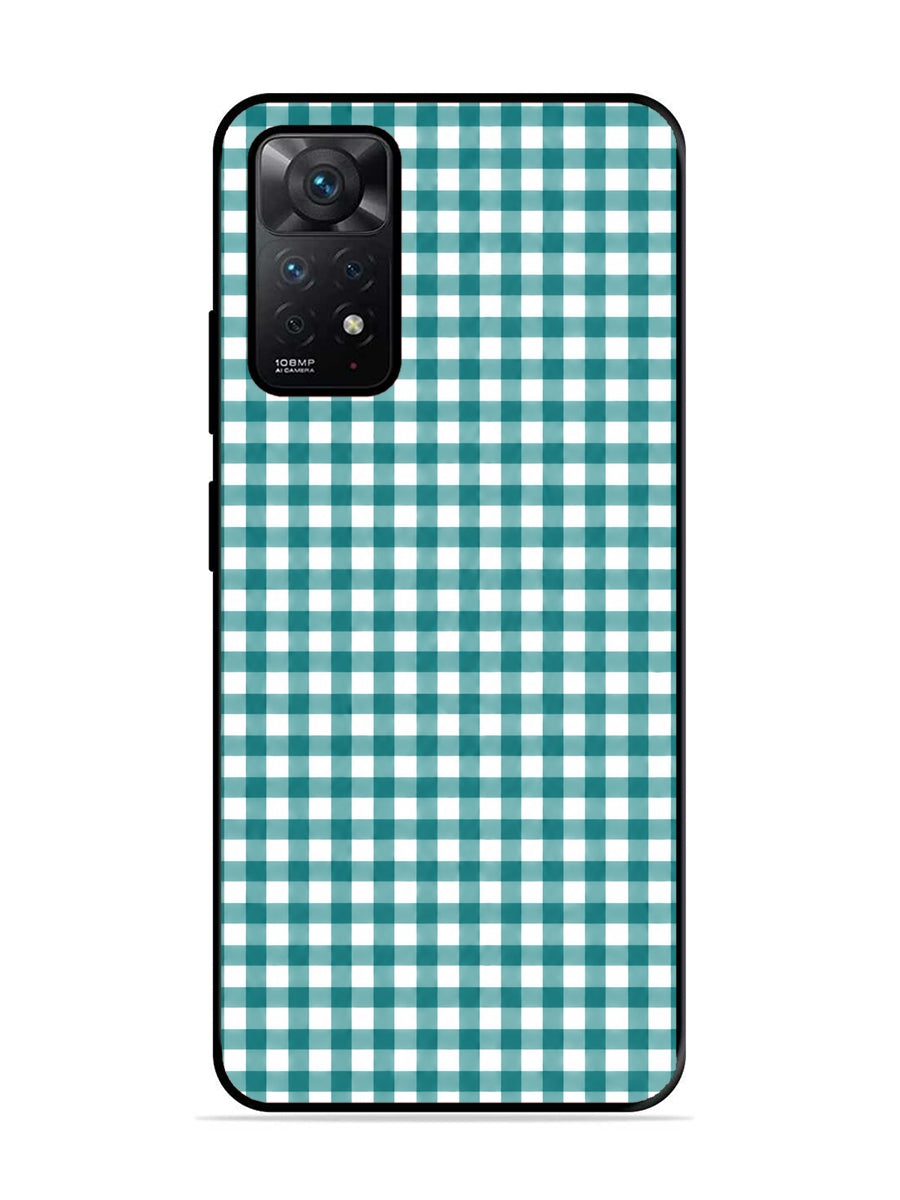 XIAOMI Redmi Note 11 Pro Gingham Checks Teal Gree