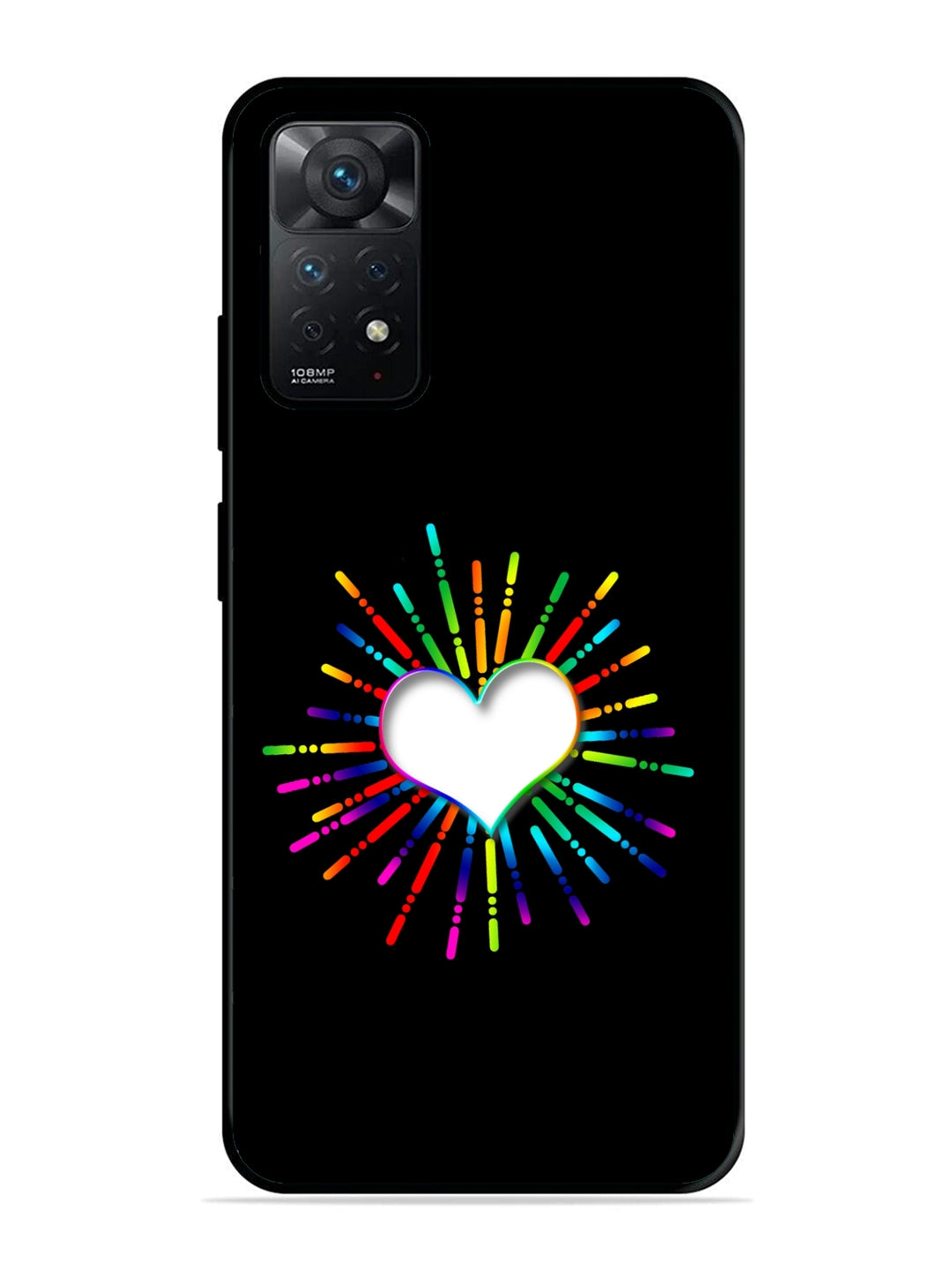 XIAOMI Redmi Note 11 Pro 5G Colourful Heart on Black