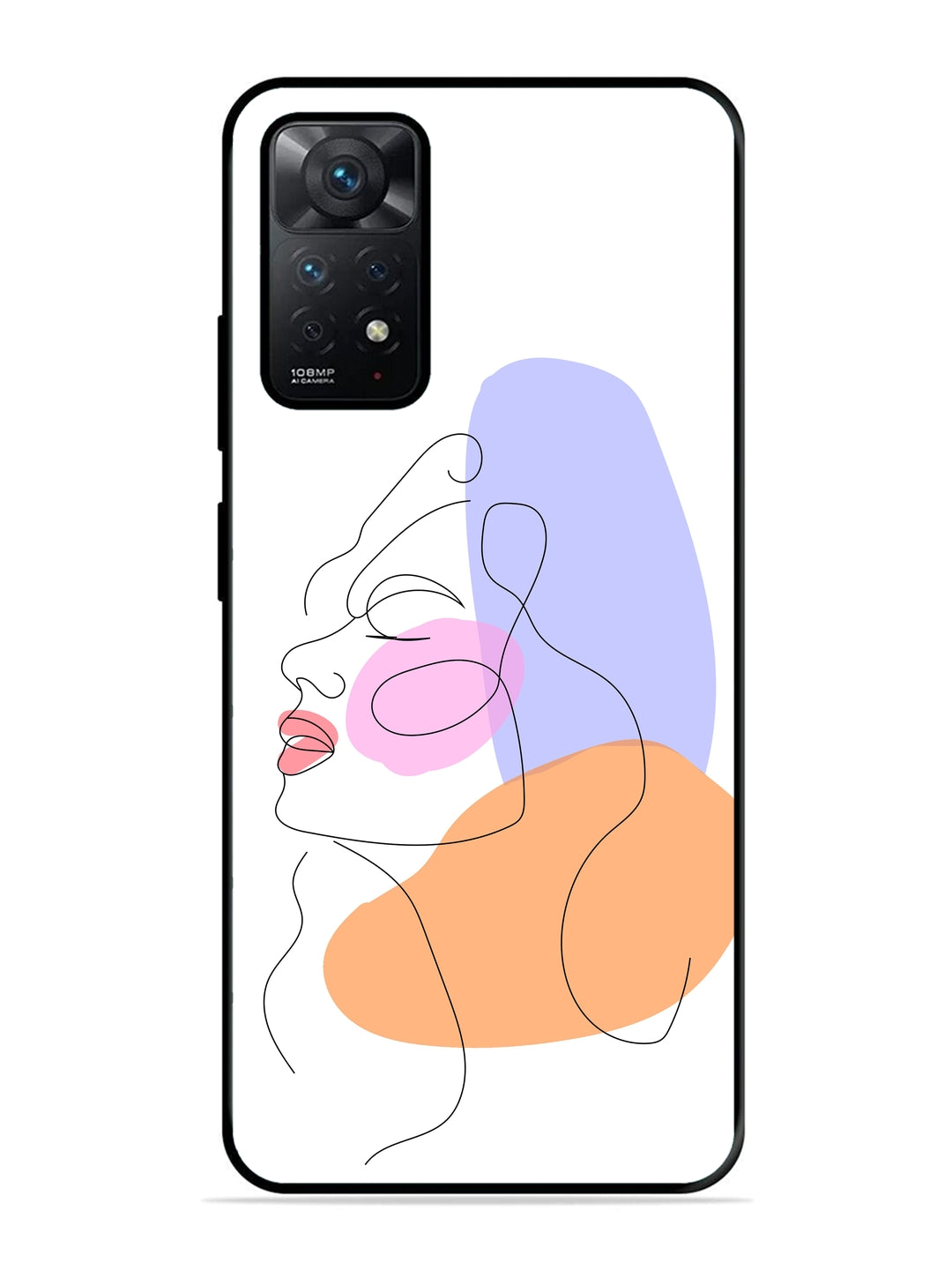 XIAOMI Redmi Note 11 Pro 5G Line Art Girl Face