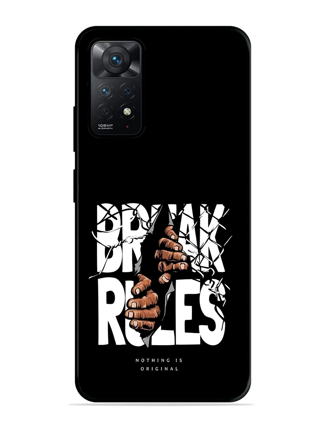 XIAOMI Redmi Note 11 Pro 5G Break Rules Gritty Typography Art