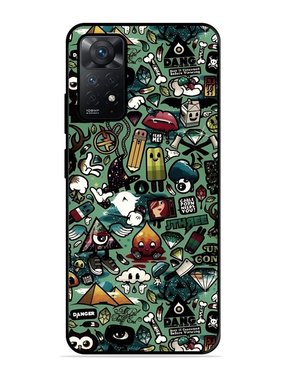 XIAOMI Redmi Note 11 Pro 5G Pop Art Doodle Graffiti Collage