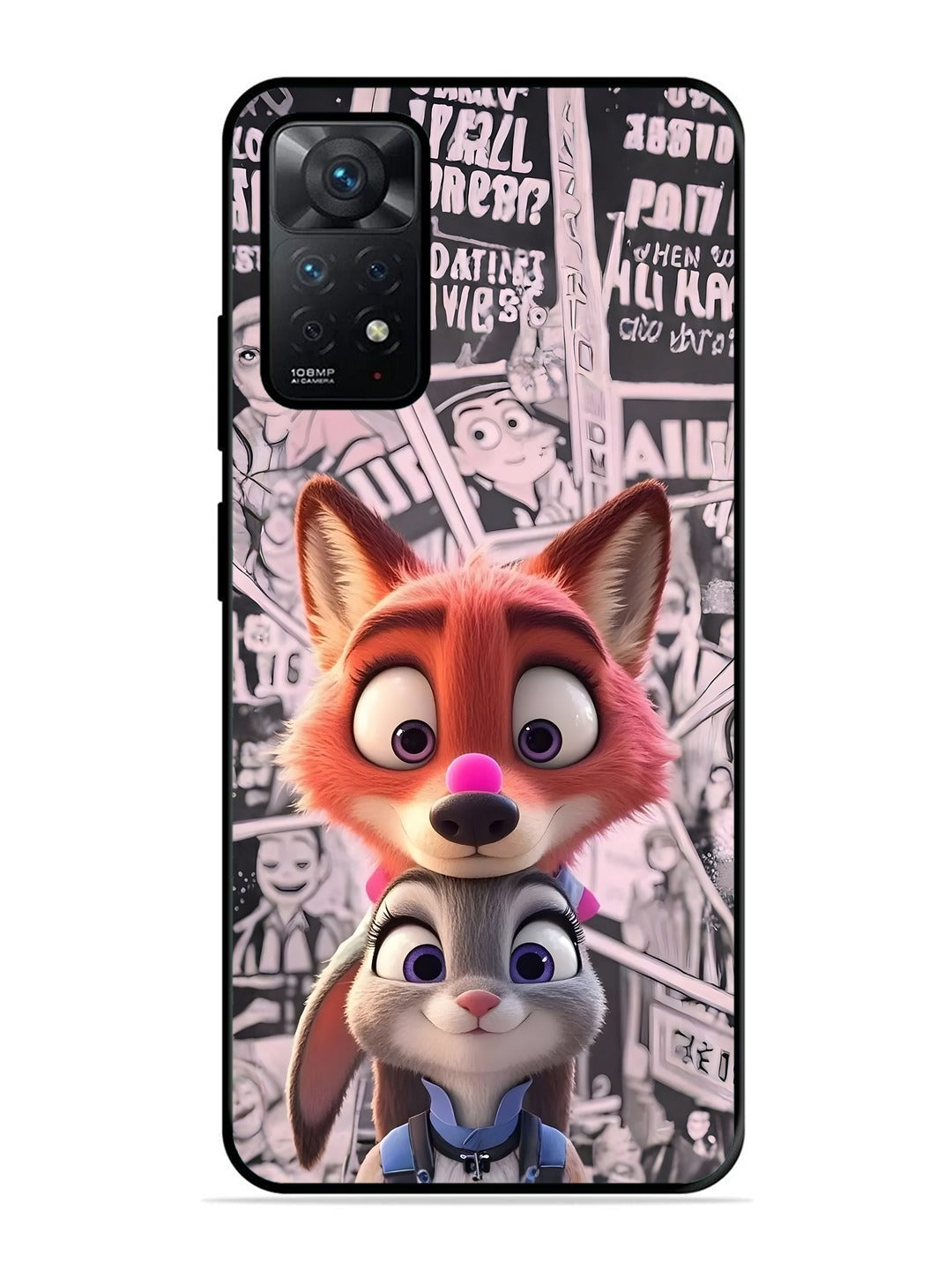 XIAOMI Redmi Note 11 Pro 5G Cute Nick wilde and judy hopps 2