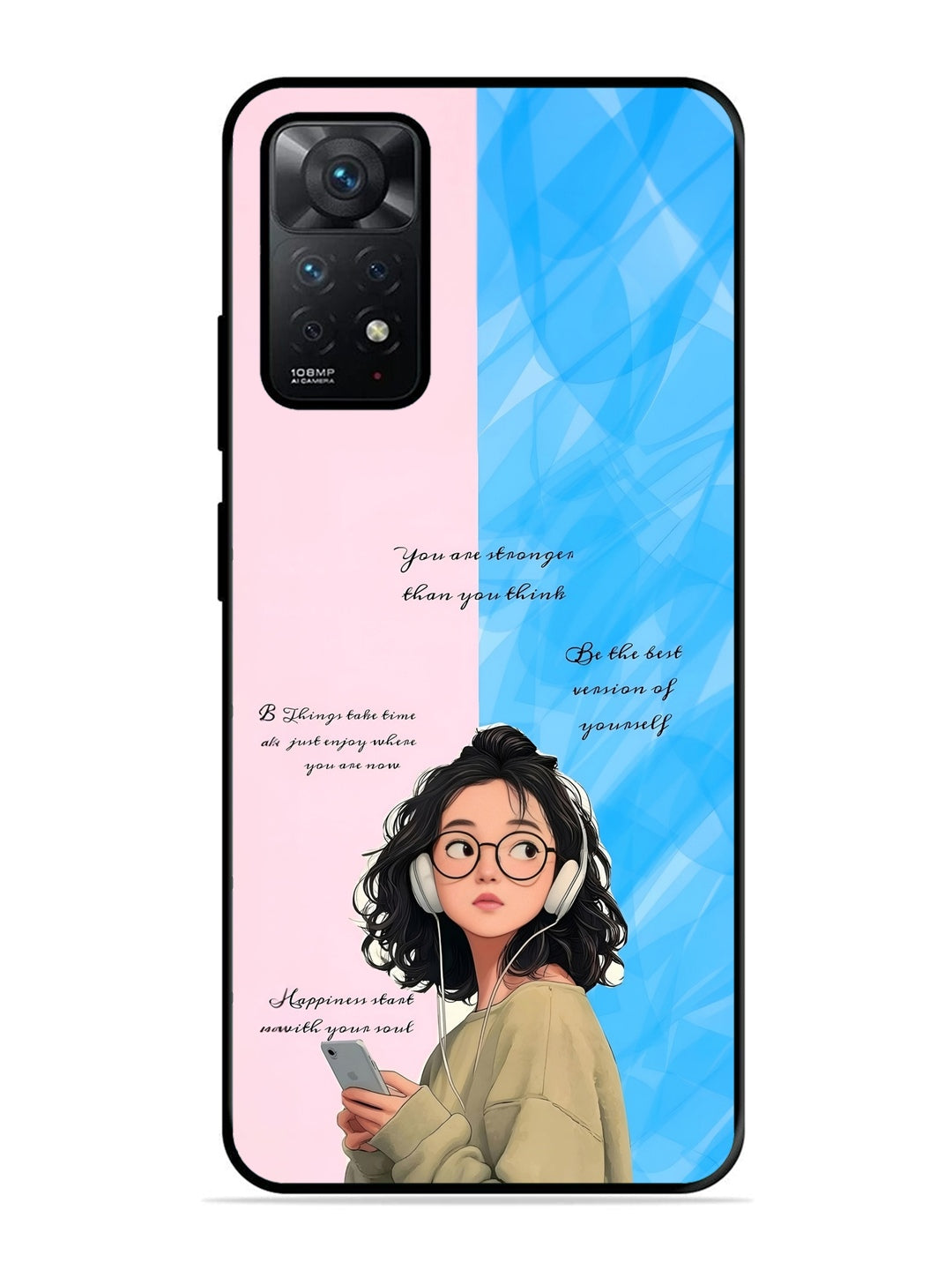 XIAOMI Redmi Note 11 Pro 5G Girl with quote