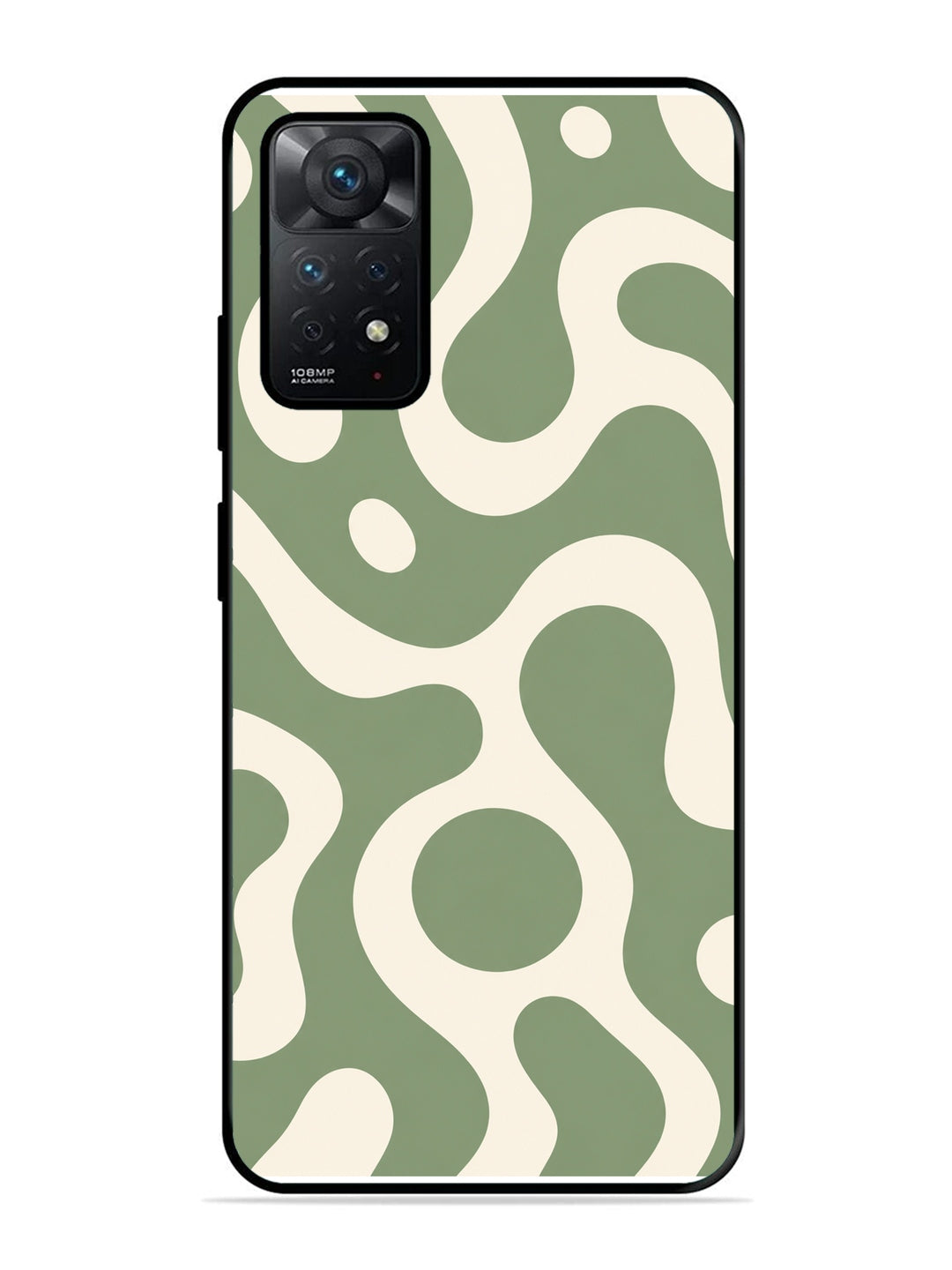 XIAOMI Redmi Note 11 Pro 5G Fluid wave pattern Dark Sage Green