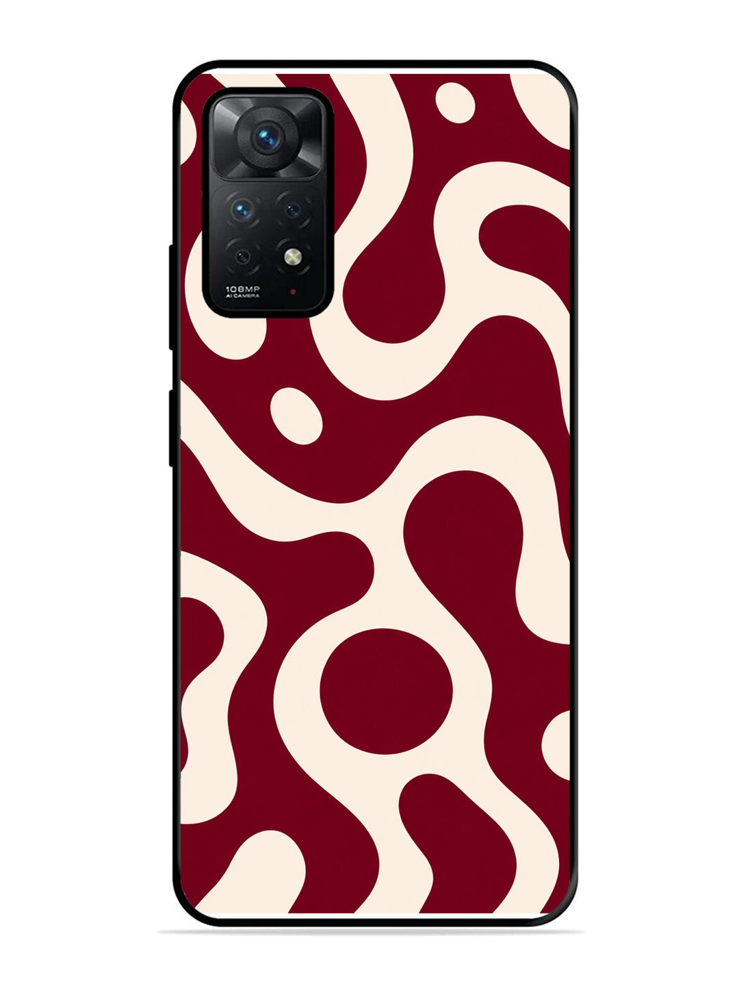 XIAOMI Redmi Note 11 Pro 5G Fluid wave pattern Deep Maroon