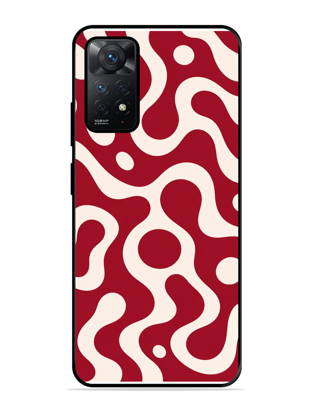 XIAOMI Redmi Note 11 Pro 5G Fluid wave pattern Wine Red
