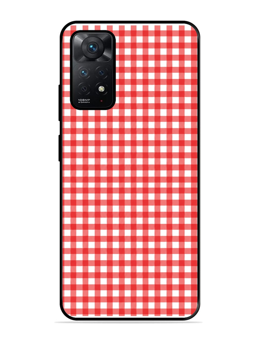 XIAOMI Redmi Note 11 Pro 5G Gingham Checks Red