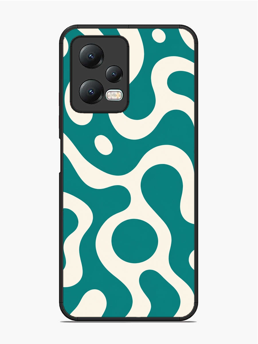 XIAOMI Redmi Note 12 5G Fluid wave pattern Teal Green
