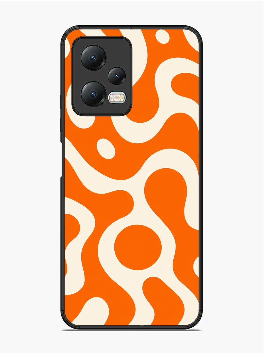 XIAOMI Redmi Note 12 5G Fluid wave pattern Vivid Orange