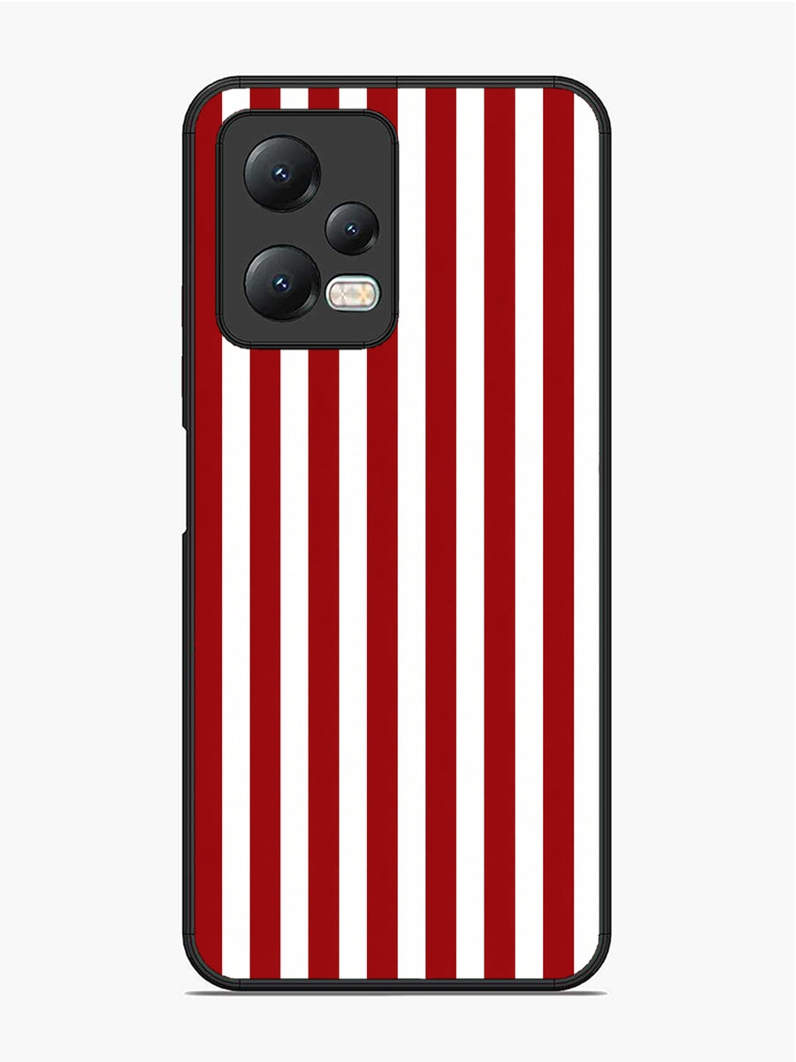 XIAOMI Redmi Note 12 5G Vertical Stripes Deep Red