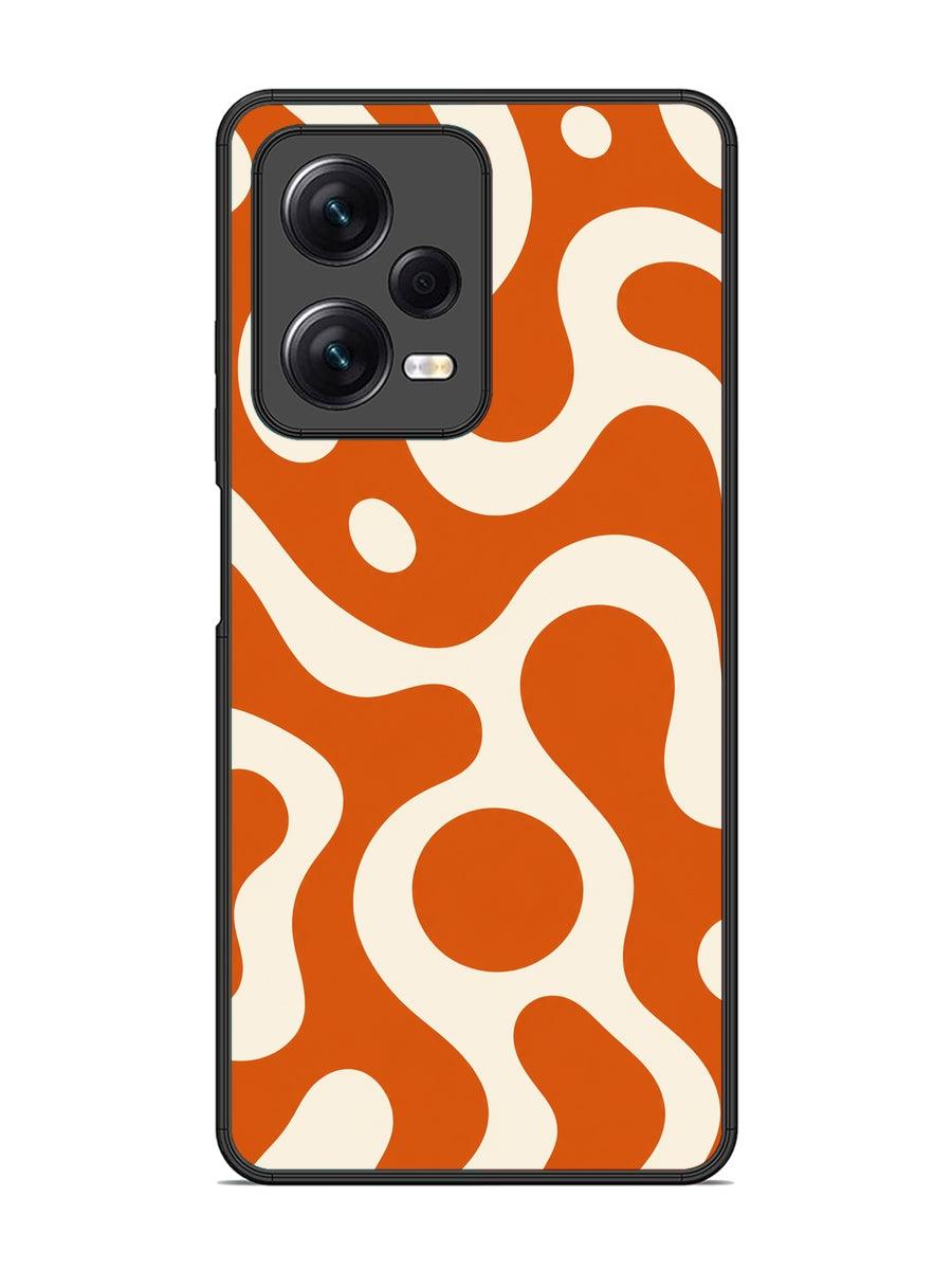 XIAOMI Redmi Note 12 Pro 5G Fluid wave pattern Orange
