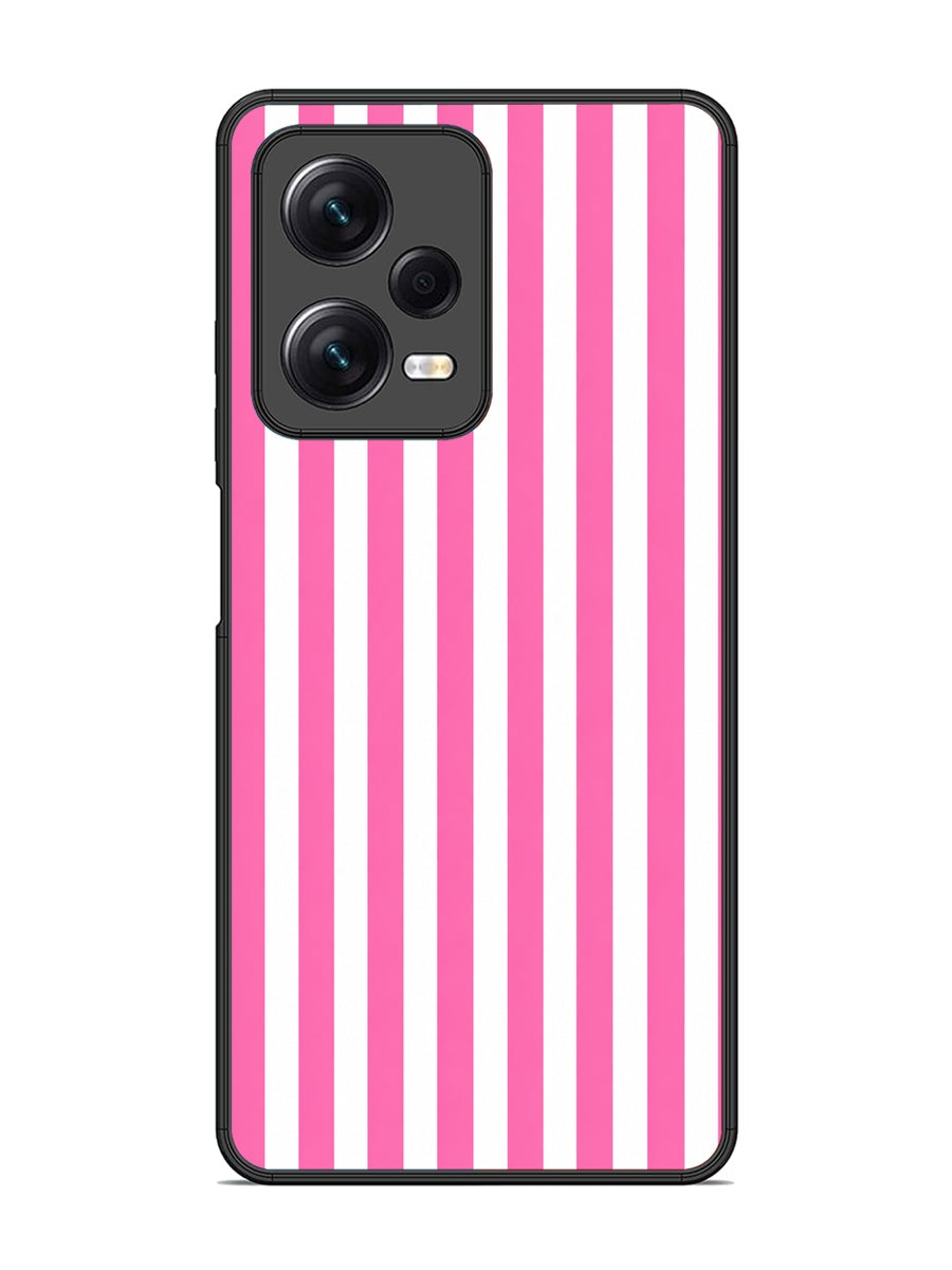 XIAOMI Redmi Note 12 Pro 5G Vertical Stripes Hot Pink