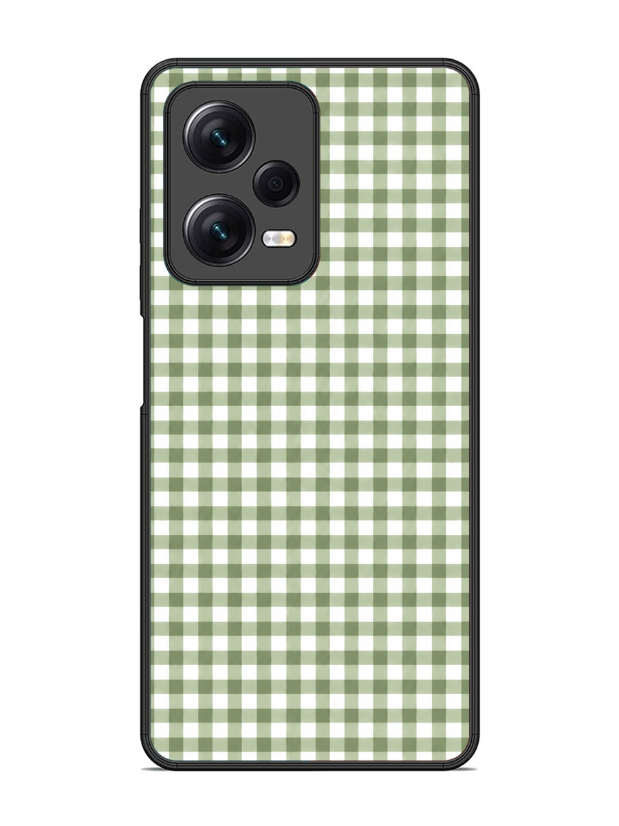 XIAOMI Redmi Note 12 Pro 5G Gingham Checks Sage Green