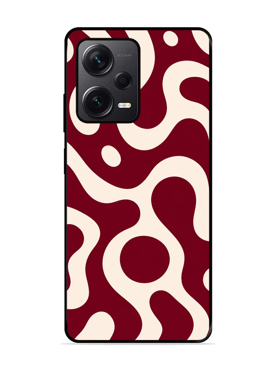 XIAOMI Redmi Note 12 Pro Plus 5G Fluid wave pattern Deep Maroon