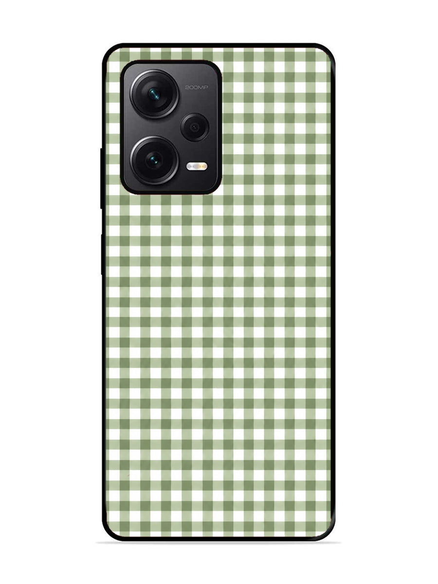 XIAOMI Redmi Note 12 Pro Plus 5G Gingham Checks Sage Green