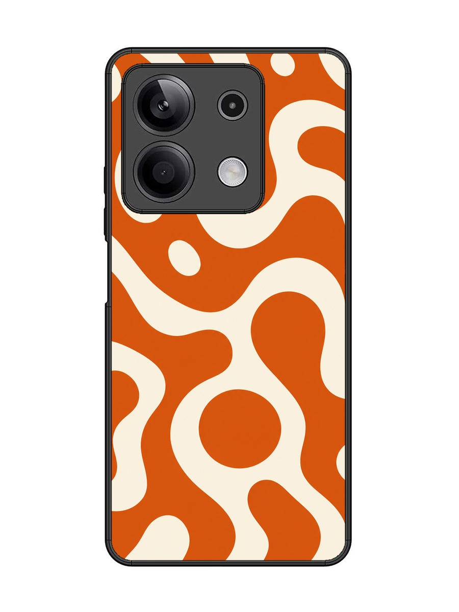 XIAOMI Redmi Note 13 5G Fluid wave pattern Orange
