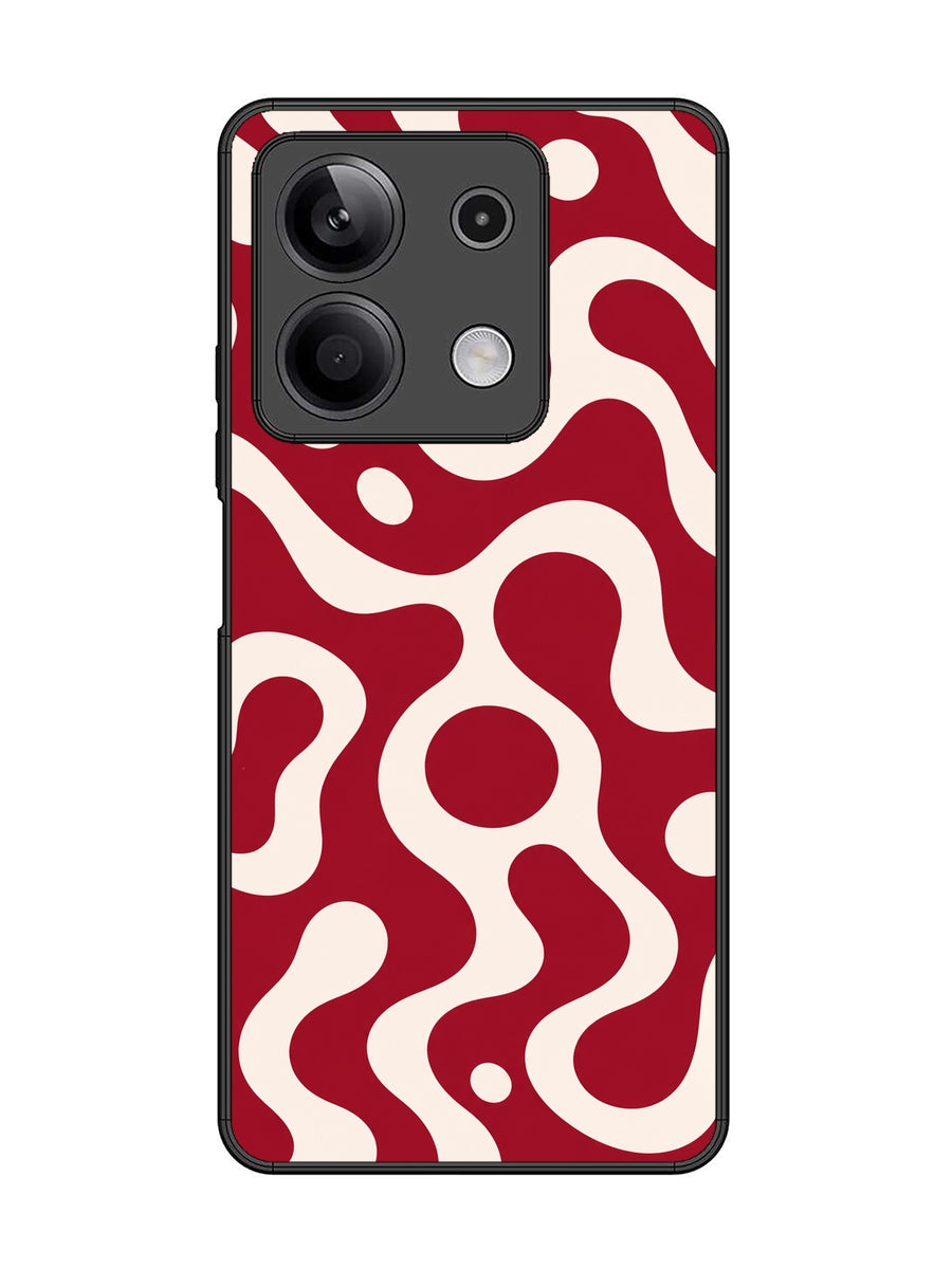 XIAOMI Redmi Note 13 5G Fluid wave pattern Wine Red