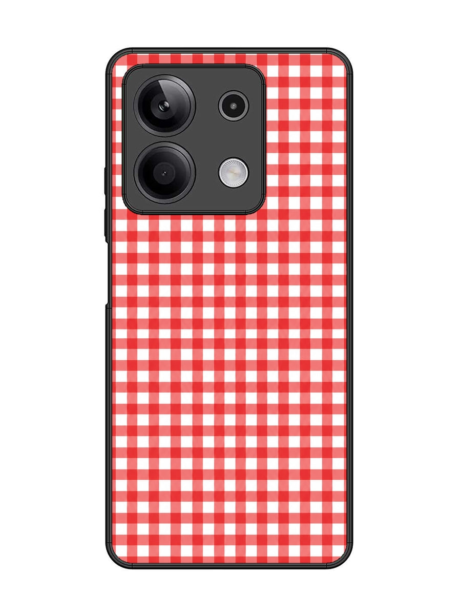 XIAOMI Redmi Note 13 5G Gingham Checks Red