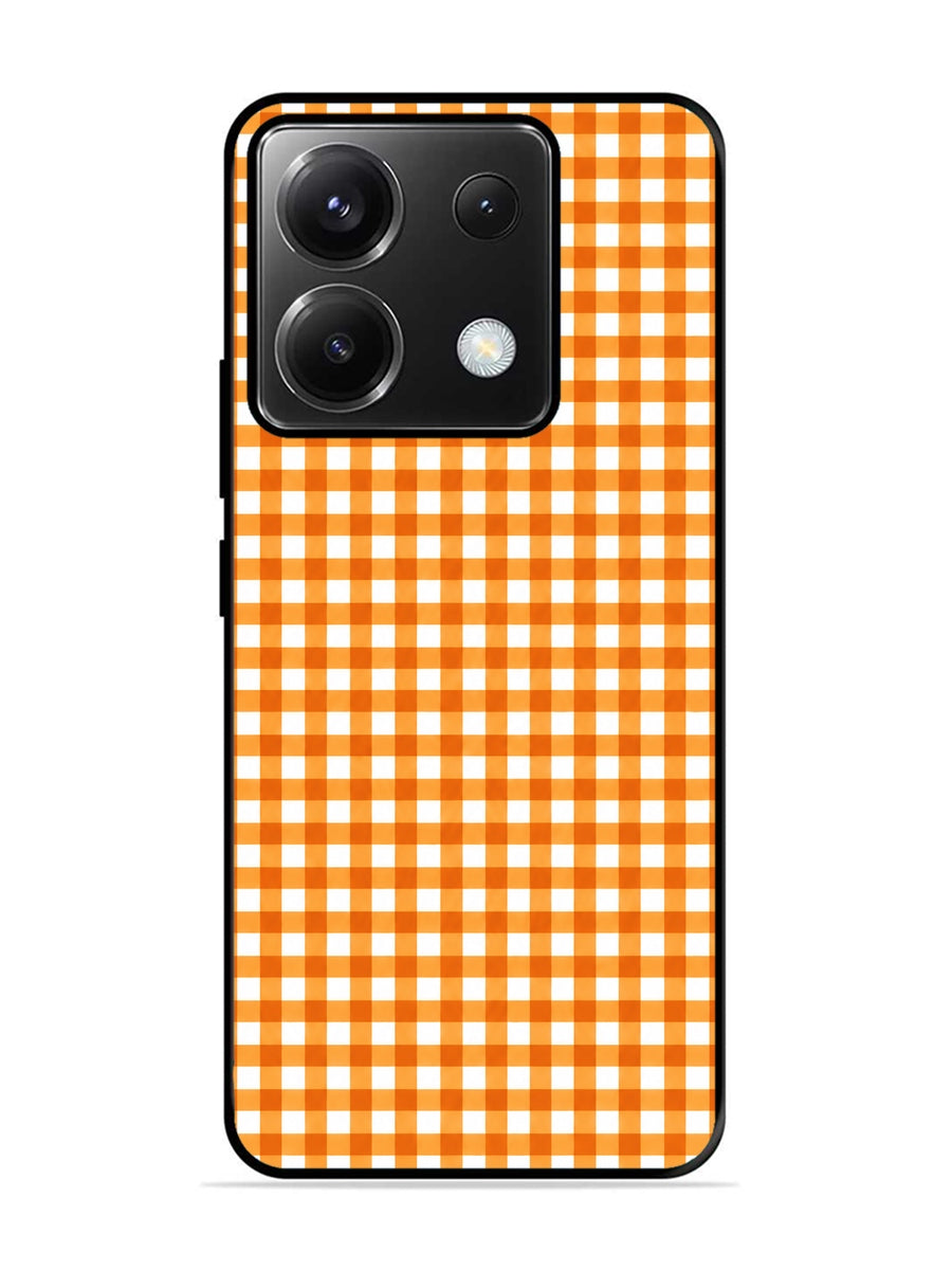 XIAOMI Redmi Note 13 Pro 5G Gingham Checks Orange