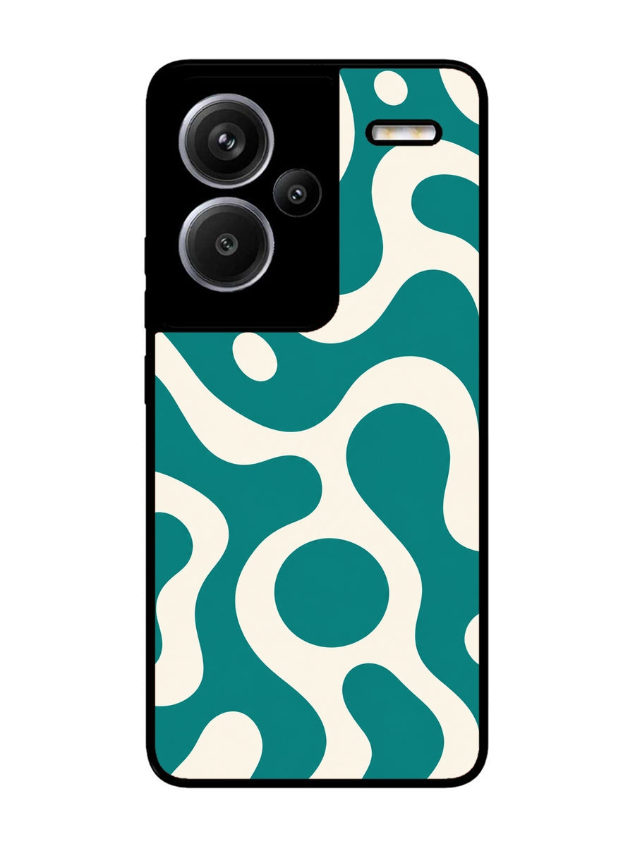 XIAOMI Redmi Note 13 Pro Plus 5G Fluid wave pattern Teal Green
