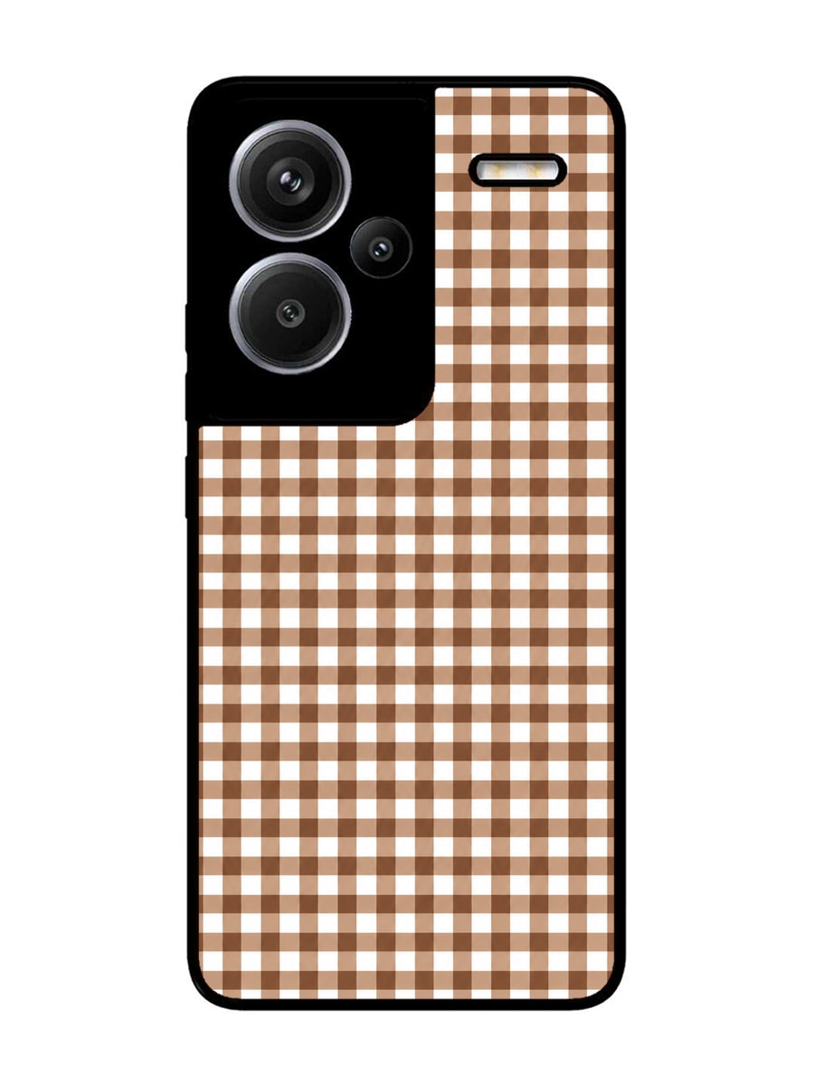 XIAOMI Redmi Note 13 Pro Plus 5G Gingham Checks Brown