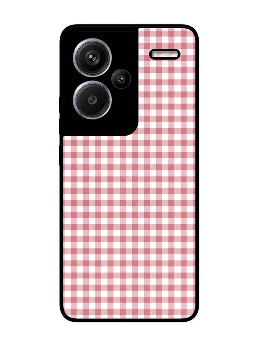 XIAOMI Redmi Note 13 Pro Plus 5G Gingham Checks busty rose