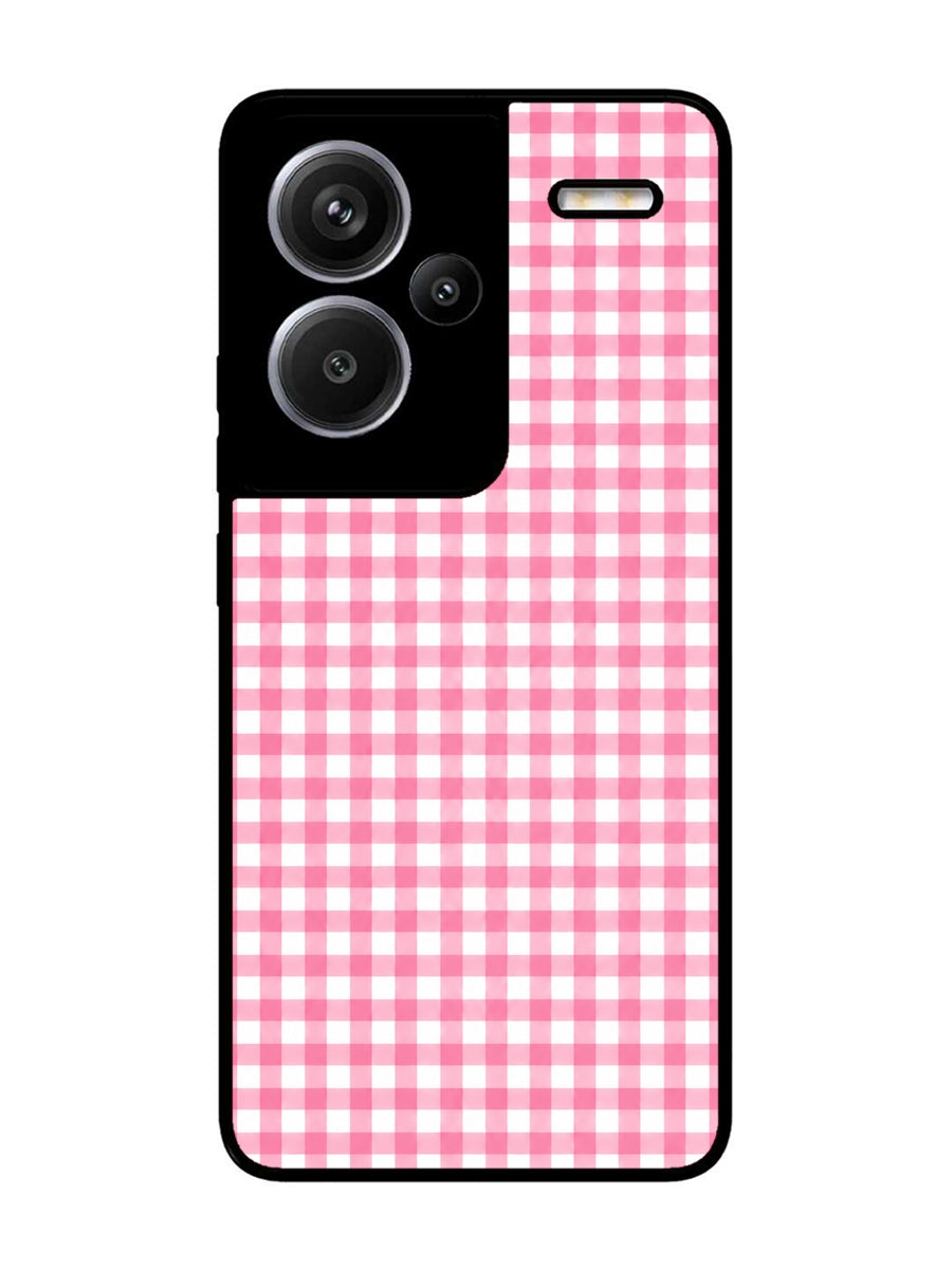 XIAOMI Redmi Note 13 Pro Plus 5G Gingham Checks pink