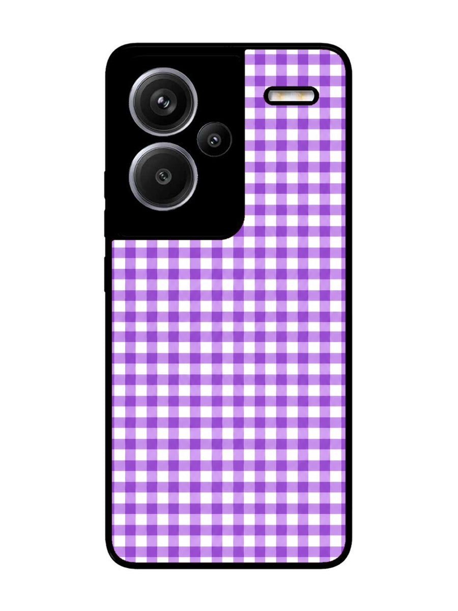 XIAOMI Redmi Note 13 Pro Plus 5G Gingham Checks purple