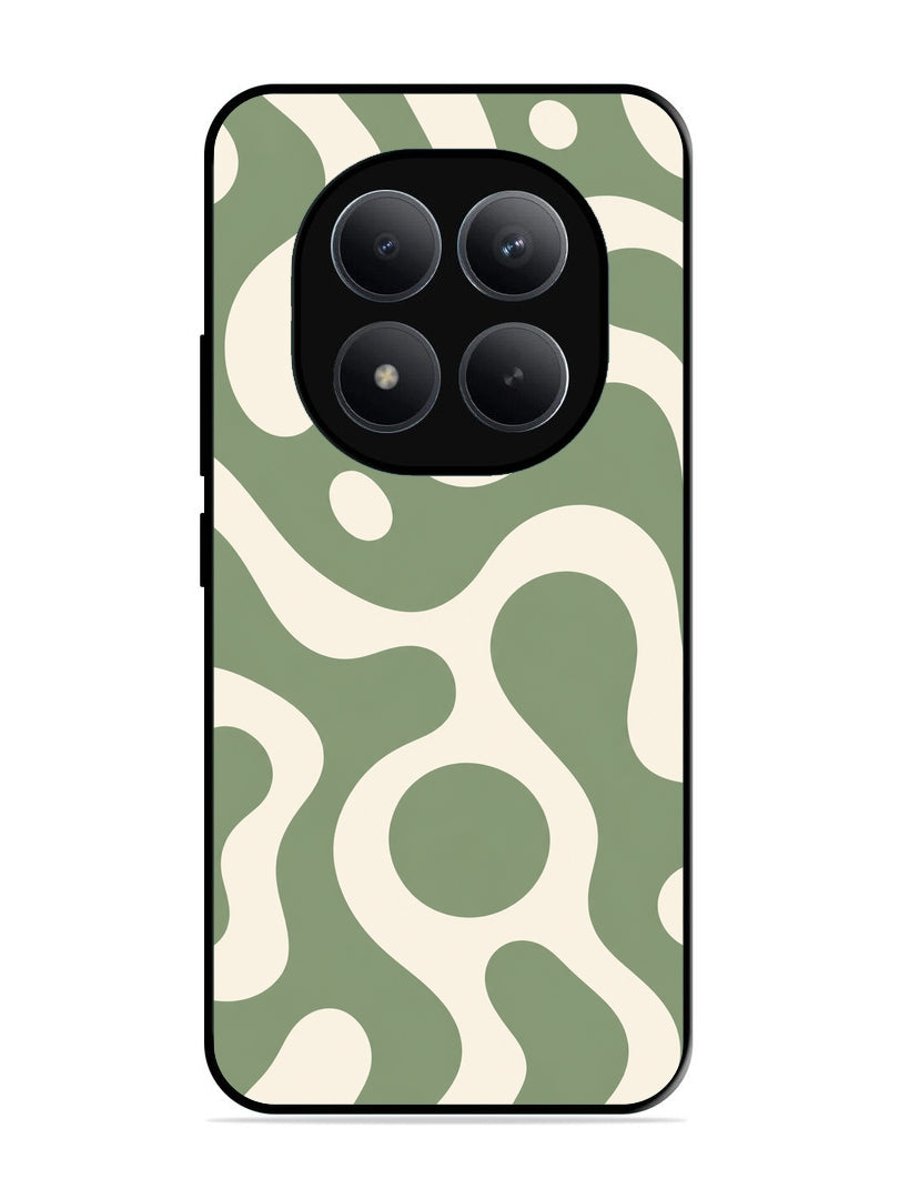 XIAOMI Redmi Note 15 Pro 5G Fluid wave pattern Dark Sage Green