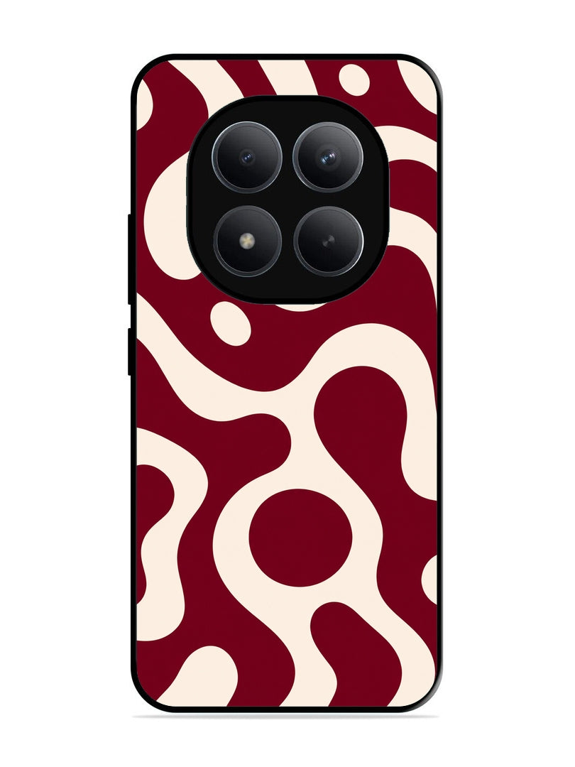 XIAOMI Redmi Note 15 Pro 5G Fluid wave pattern Deep Maroon