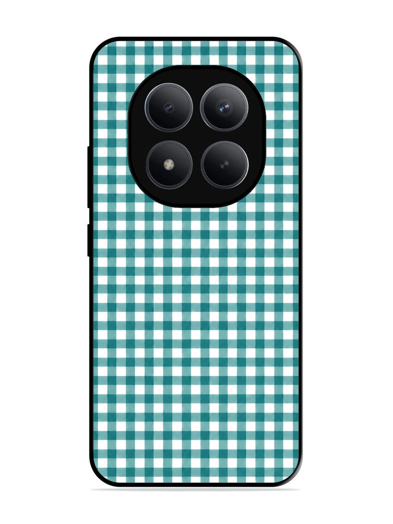 XIAOMI Redmi Note 15 Pro 5G Gingham Checks Teal Gree