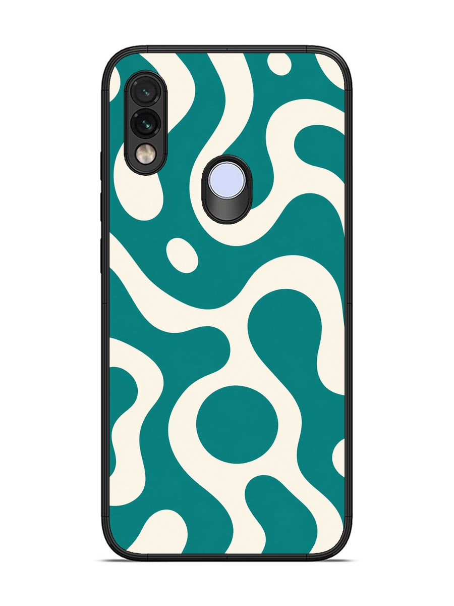 XIAOMI Redmi Note 7 Fluid wave pattern Teal Green