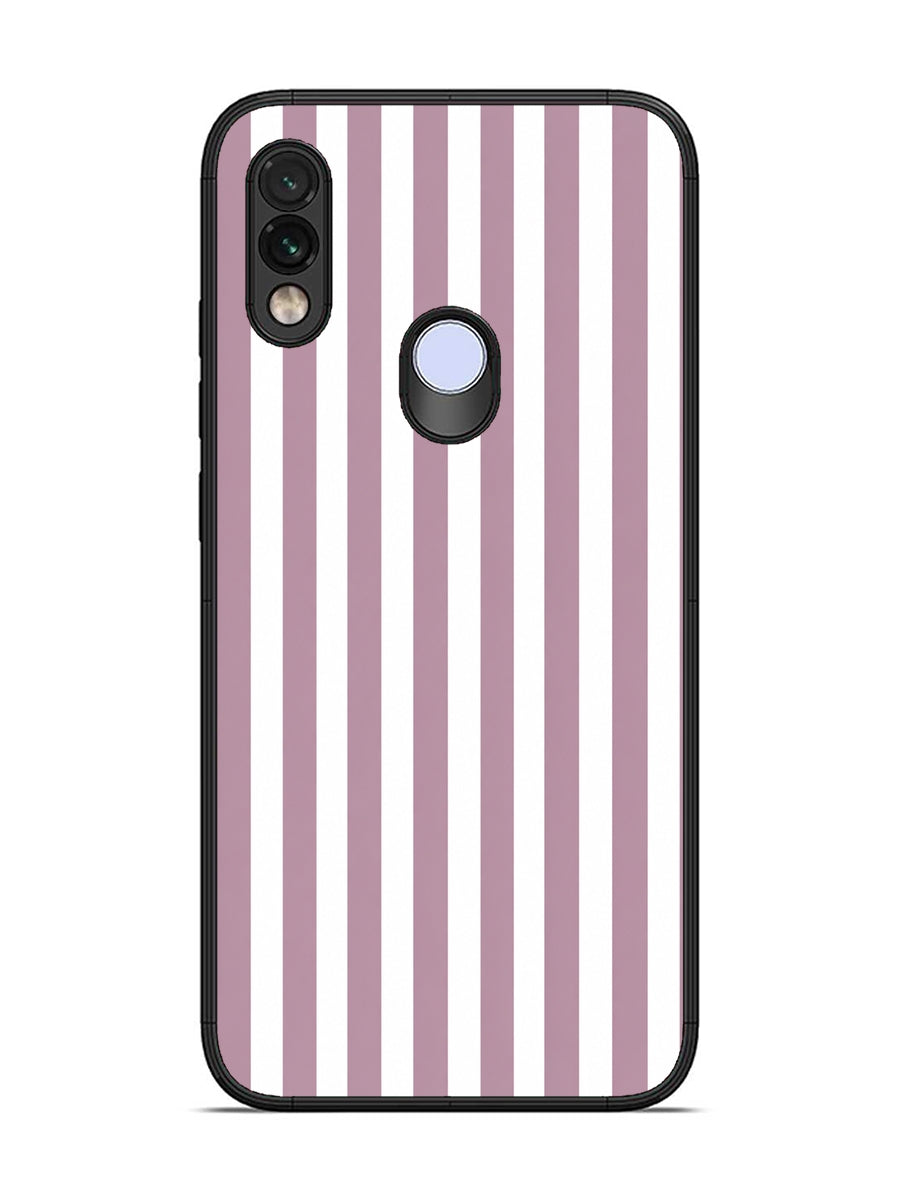 XIAOMI Redmi Note 7 Vertical Stripes Dusty Mauve