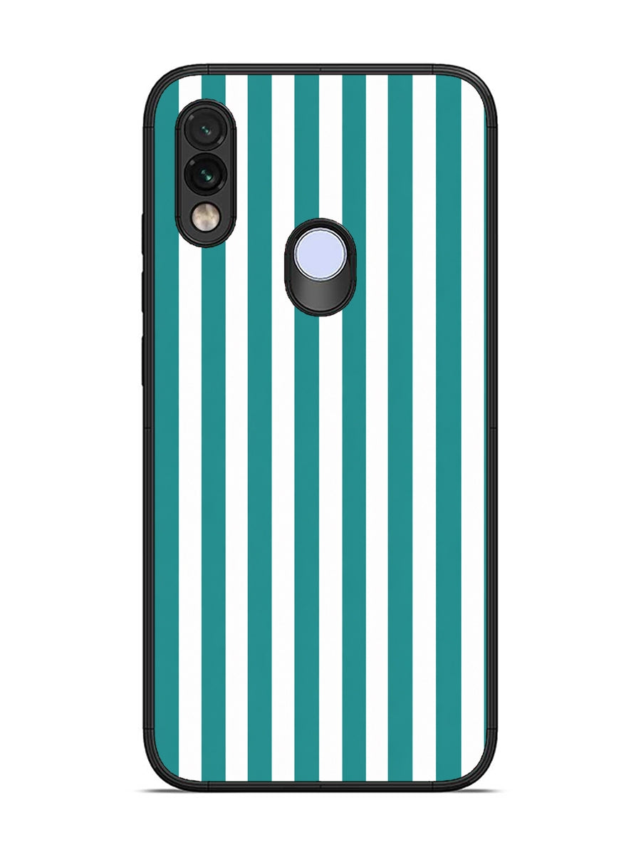XIAOMI Redmi Note 7 Vertical Stripes Teal Grean