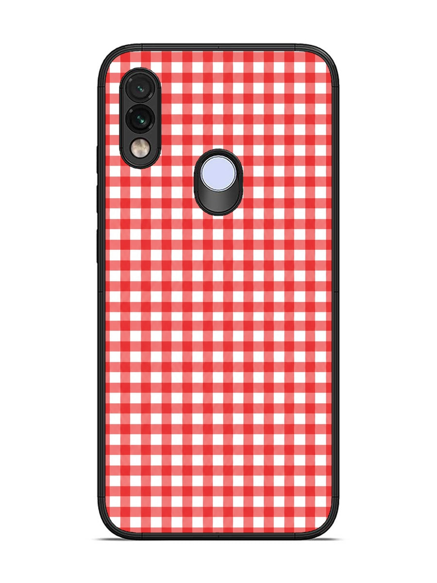 XIAOMI Redmi Note 7 Gingham Checks Red