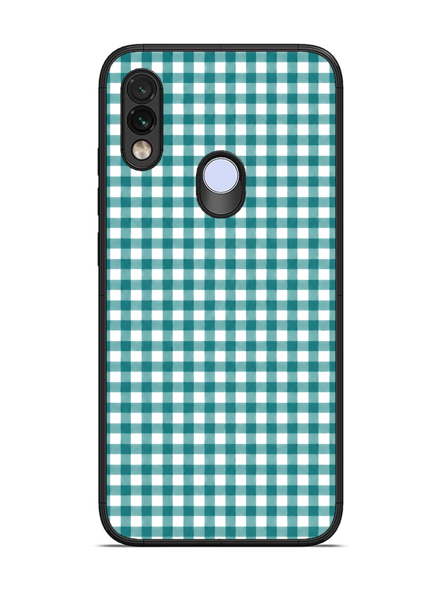 XIAOMI Redmi Note 7 Gingham Checks Teal Gree