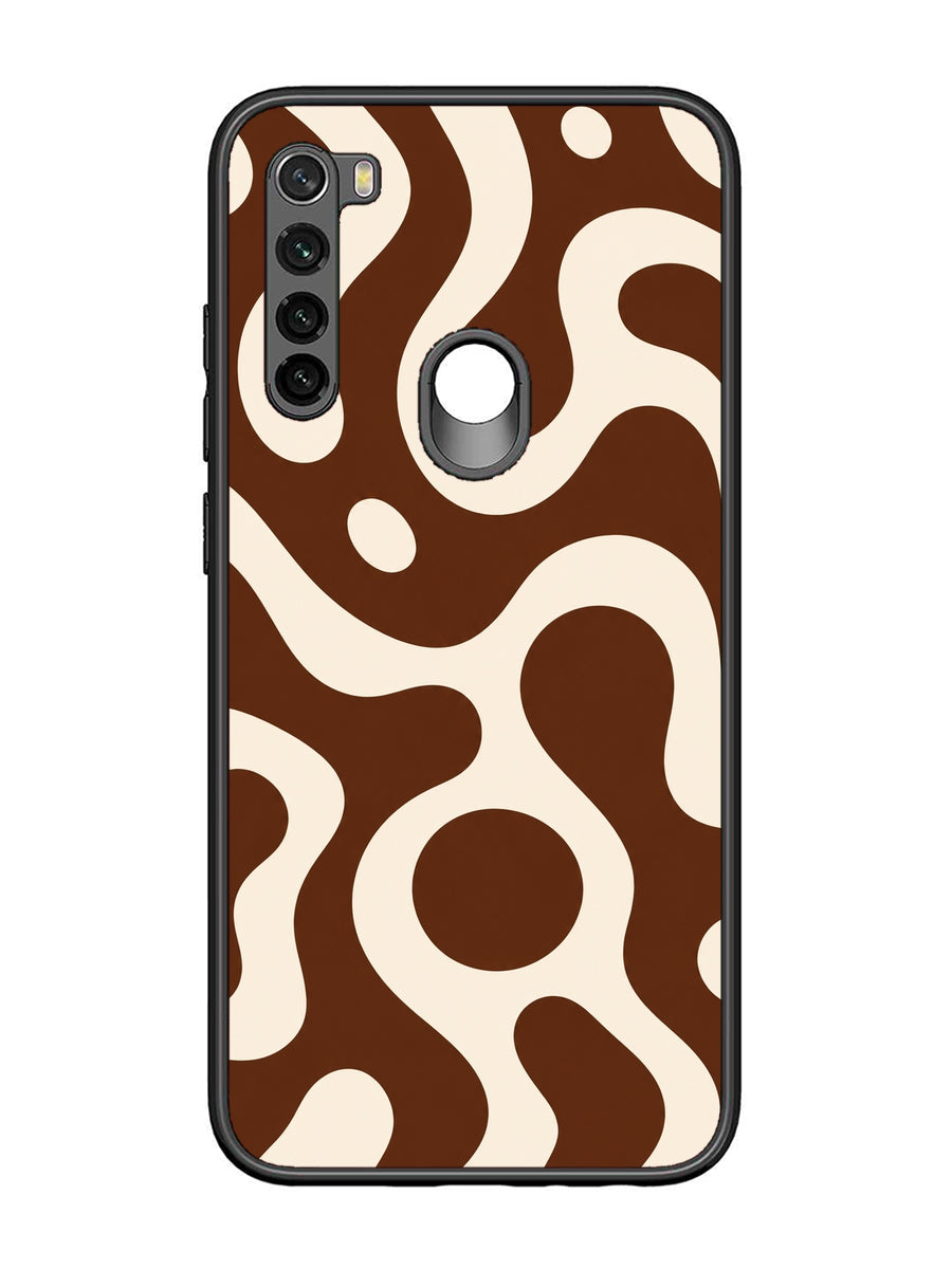 XIAOMI Redmi Note 8 Fluid wave pattern Dark Chocolate