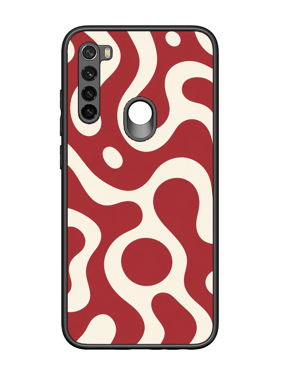 XIAOMI Redmi Note 8 Fluid wave pattern Red