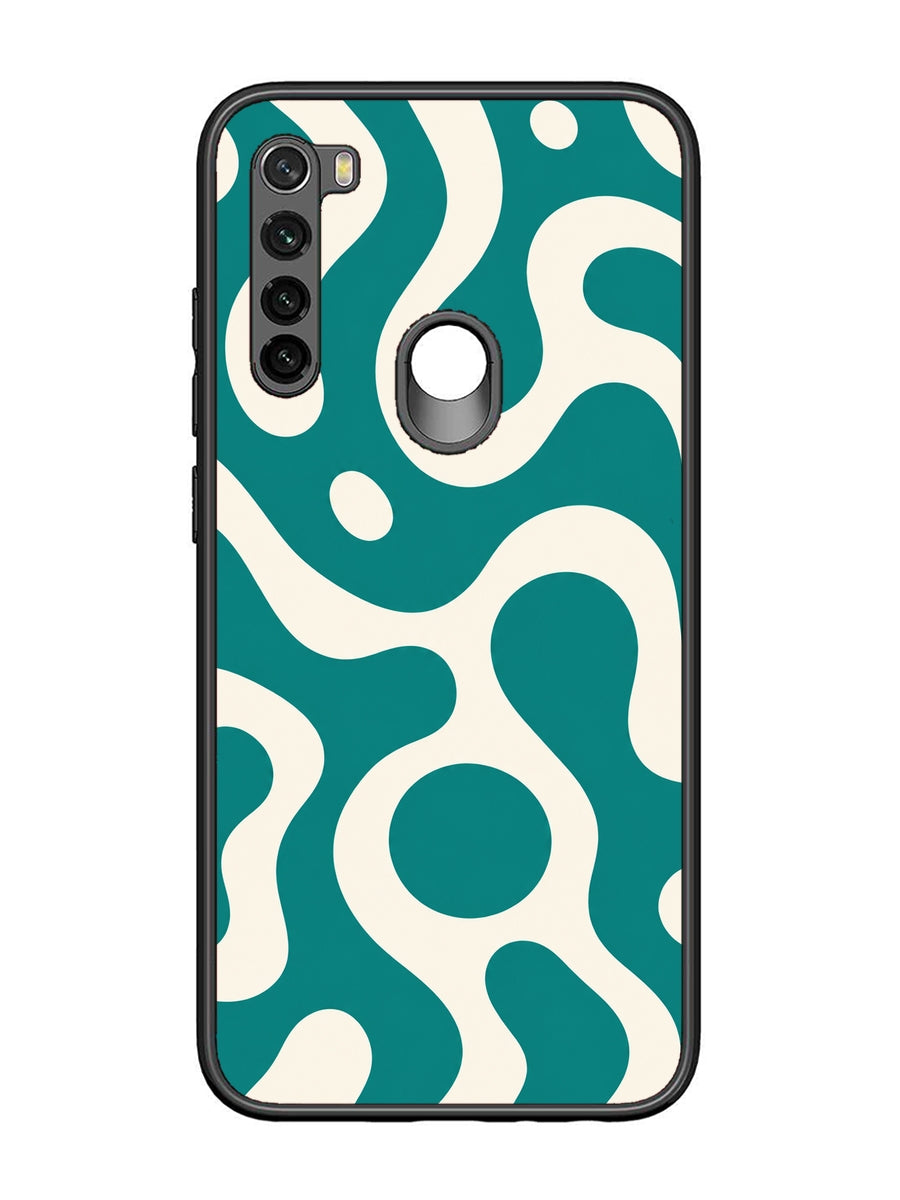 XIAOMI Redmi Note 8 Fluid wave pattern Teal Green