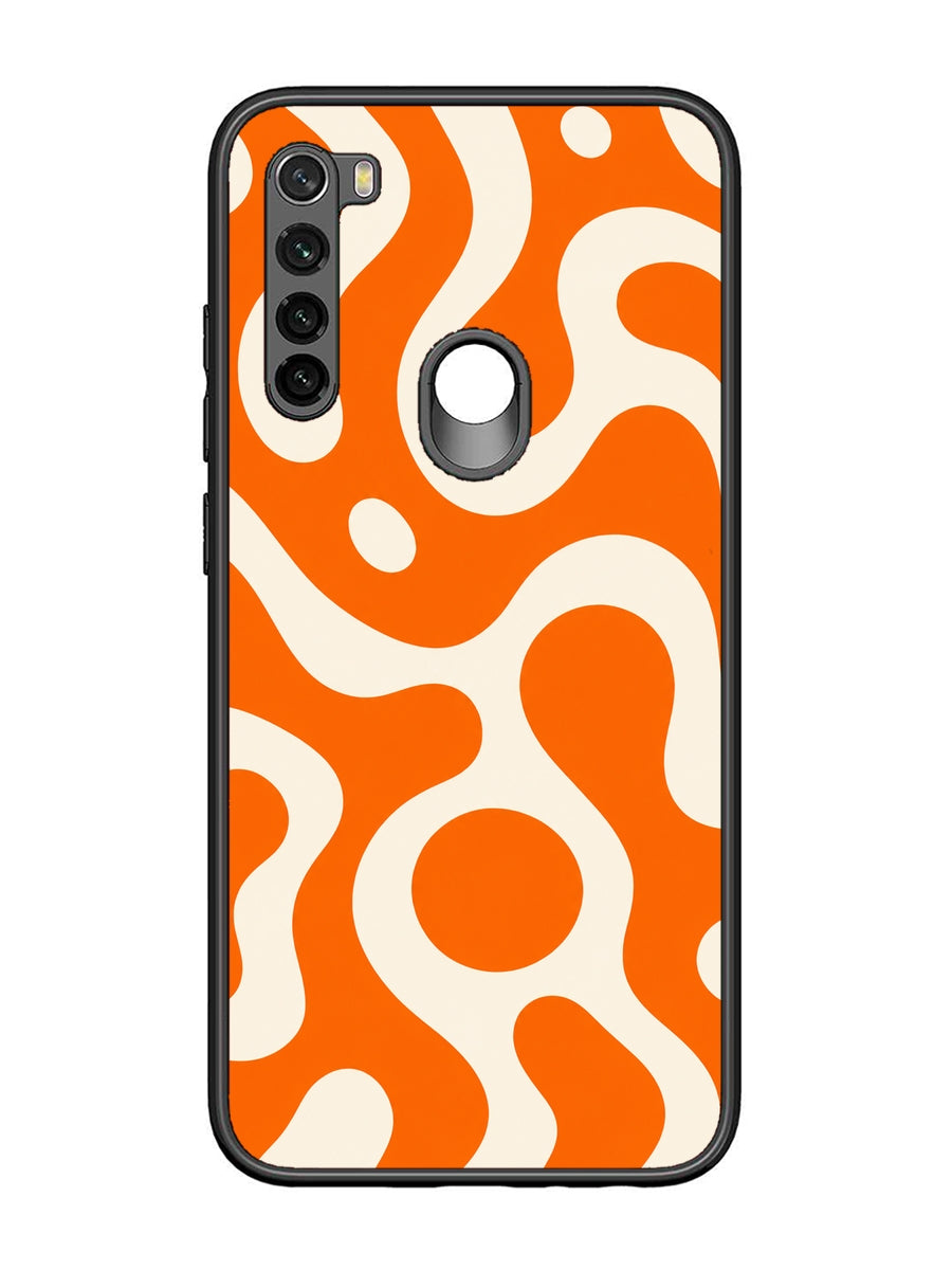 XIAOMI Redmi Note 8 Fluid wave pattern Vivid Orange