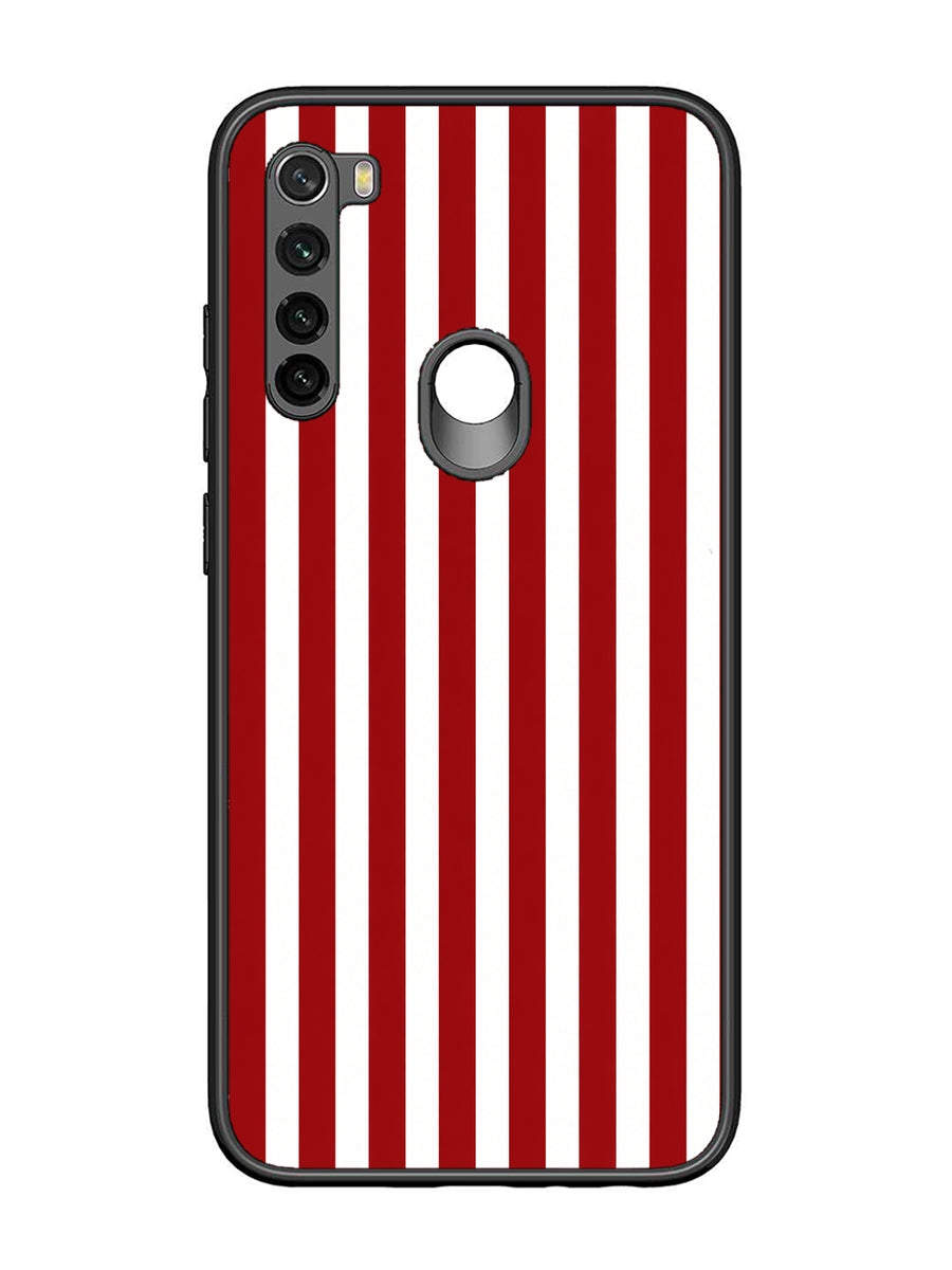 XIAOMI Redmi Note 8 Vertical Stripes Deep Red