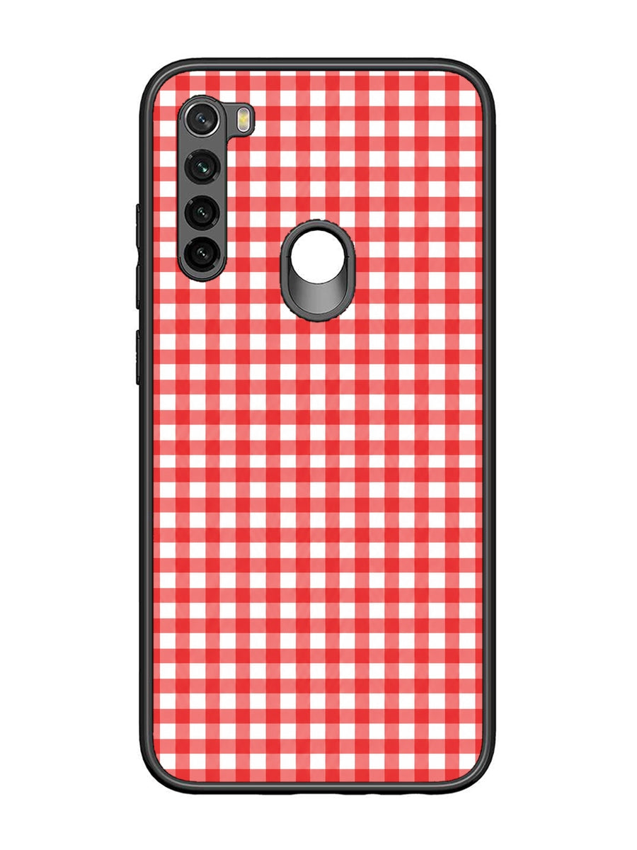 XIAOMI Redmi Note 8 Gingham Checks Red