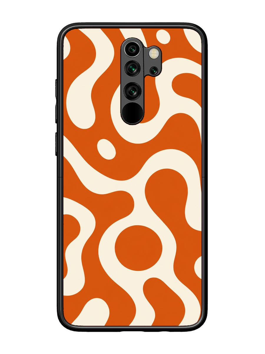 XIAOMI Redmi Note 8 Pro Fluid wave pattern Orange