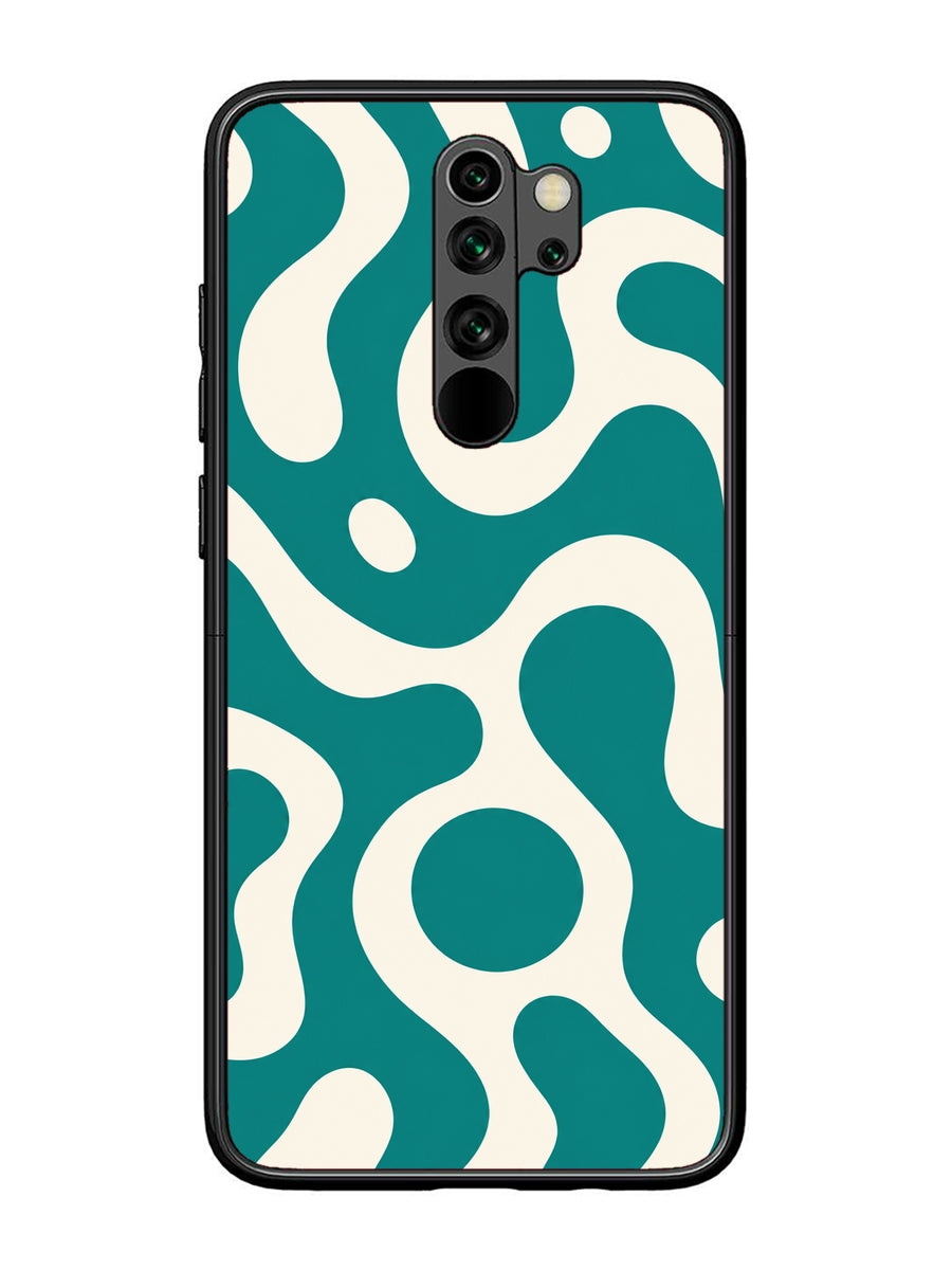 XIAOMI Redmi Note 8 Pro Fluid wave pattern Teal Green