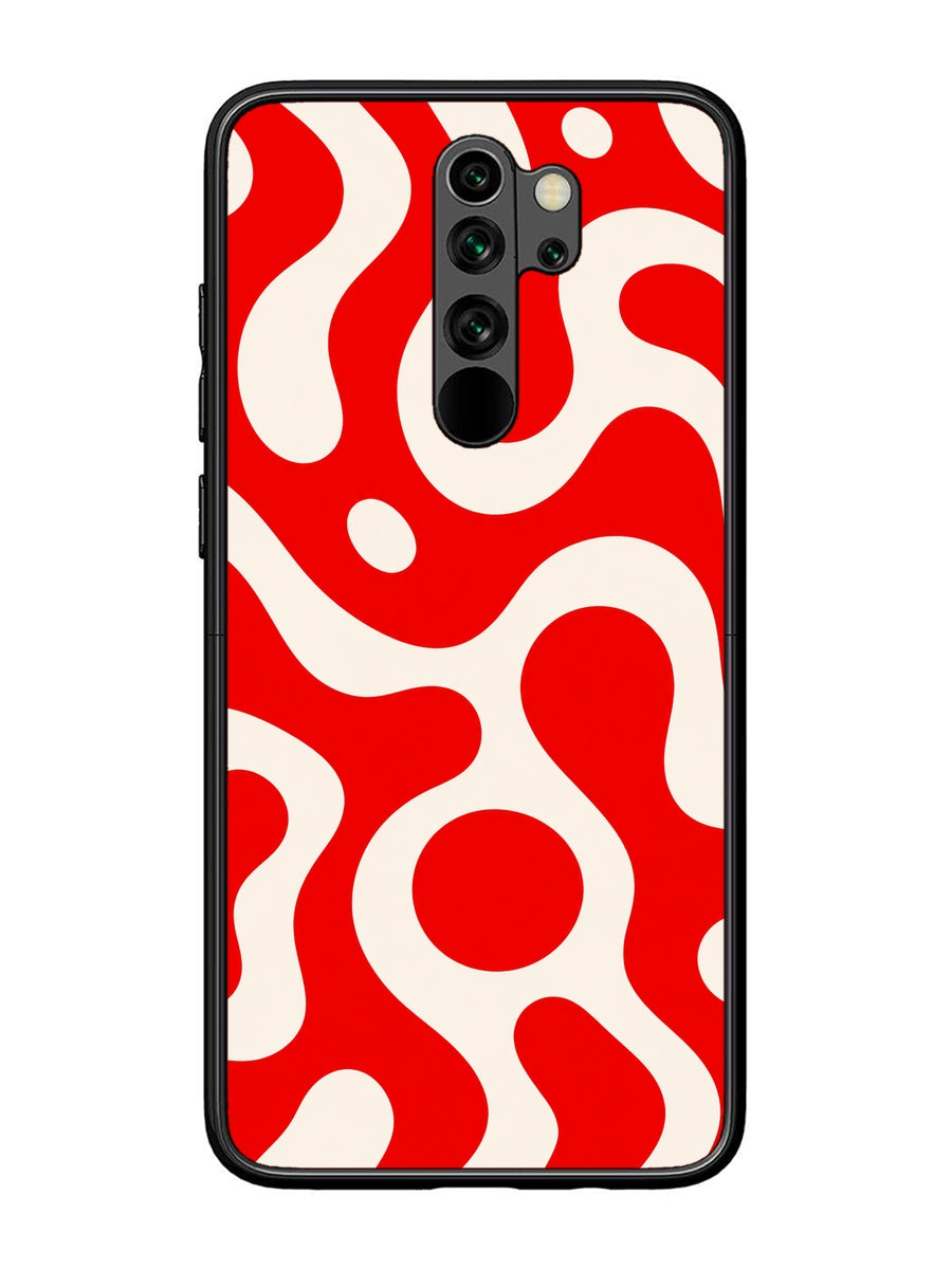 XIAOMI Redmi Note 8 Pro Fluid wave pattern Vivid Red