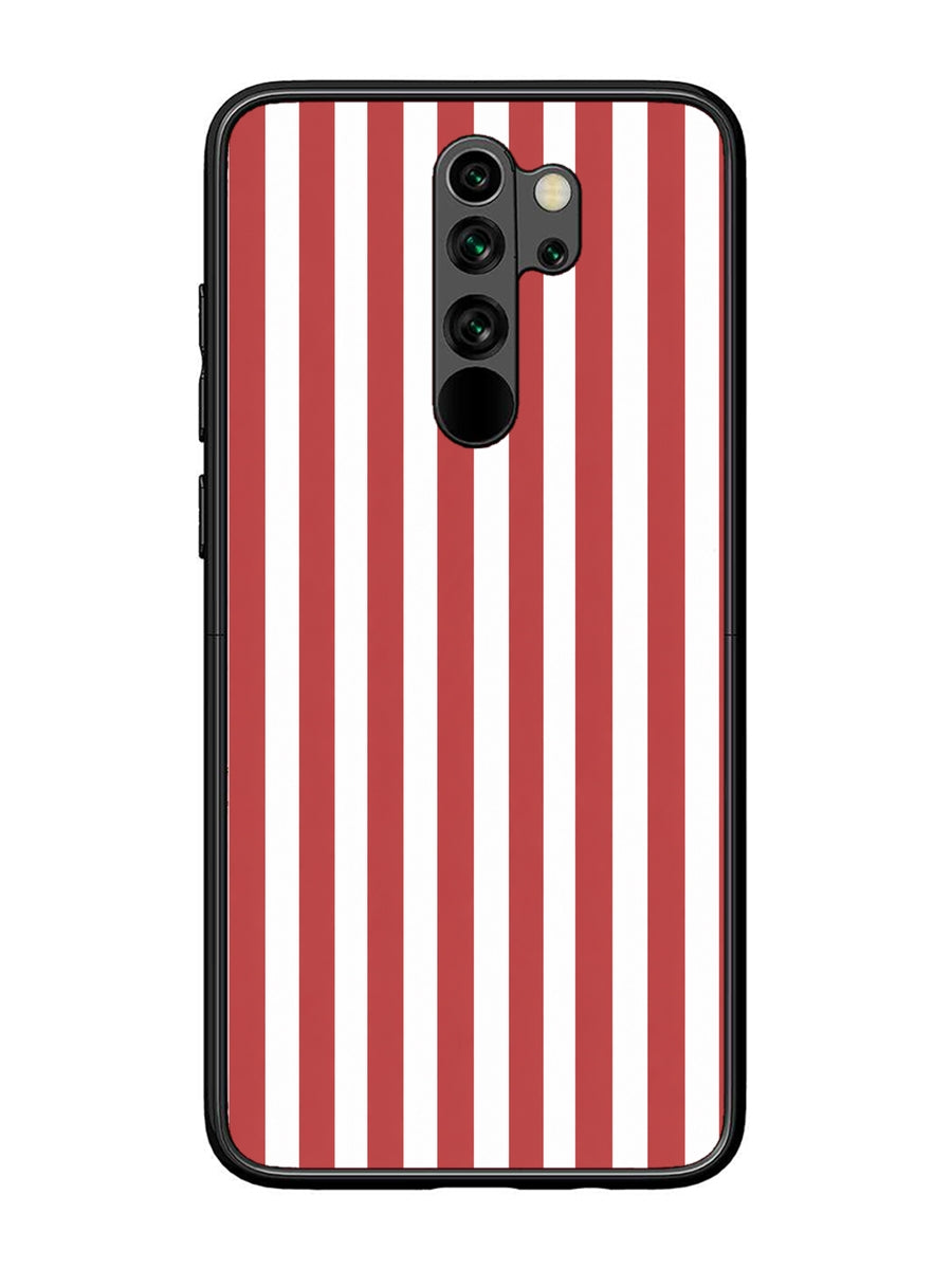 XIAOMI Redmi Note 8 Pro Vertical Stripes Coral Red