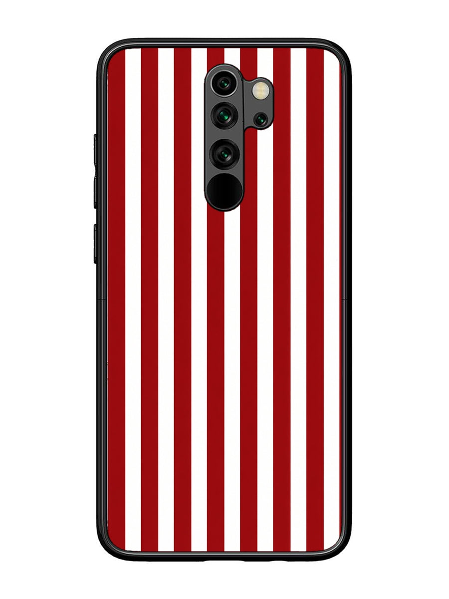 XIAOMI Redmi Note 8 Pro Vertical Stripes Deep Red