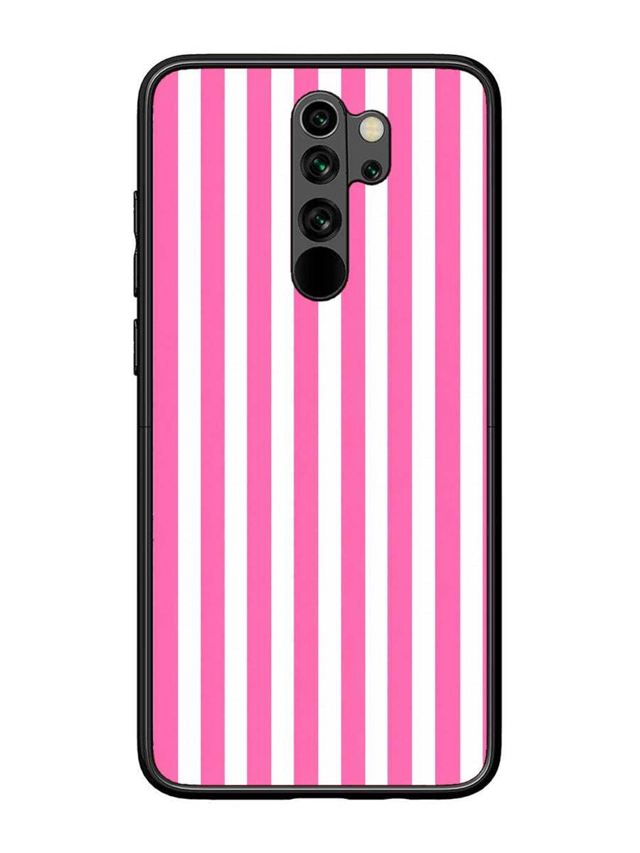 XIAOMI Redmi Note 8 Pro Vertical Stripes Hot Pink