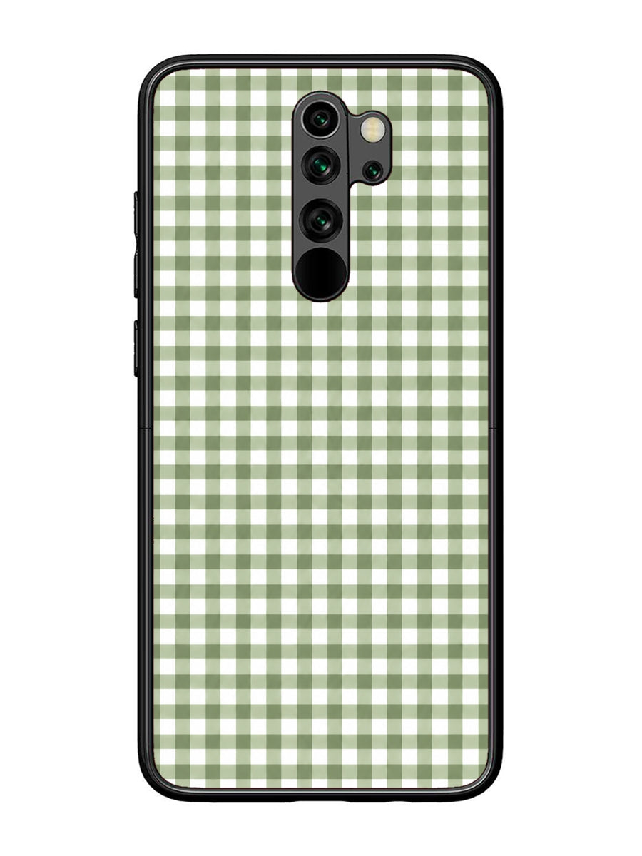 XIAOMI Redmi Note 8 Pro Gingham Checks Sage Green